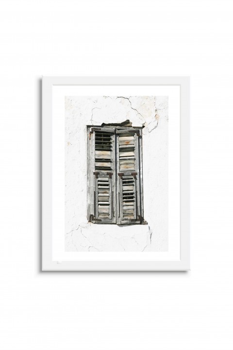 Poster with frame Shutter - Greece By Emmanuel Catteau