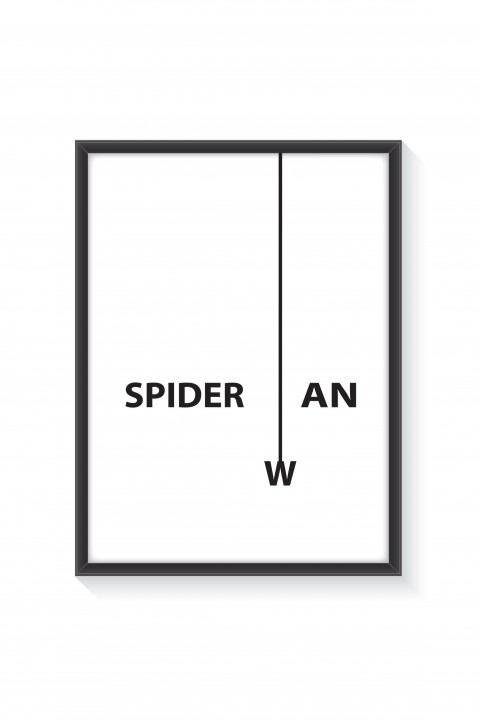 Poster with frame Spiderman