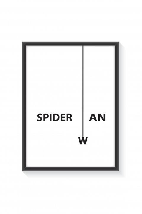 Poster with frame Spiderman