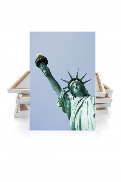 Canvas Statue of Liberty - New-York - USA - By Emmanuel Catteau