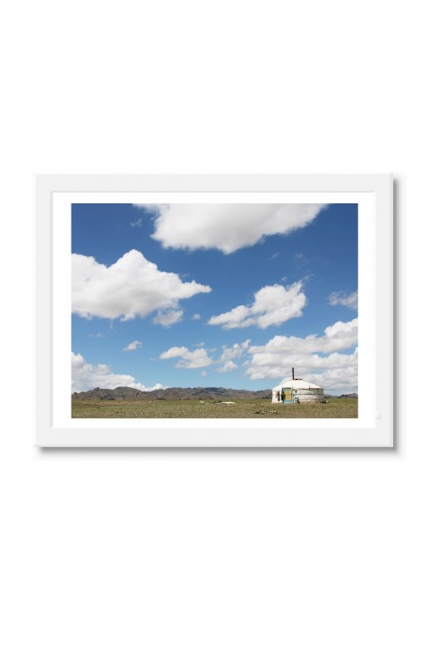 Poster with frame Mongolia By Emmanuel Catteau