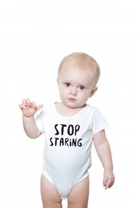 Baby romper Stop Staring