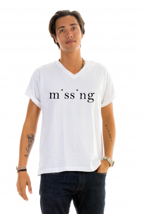 T-shirt v-neck Missing