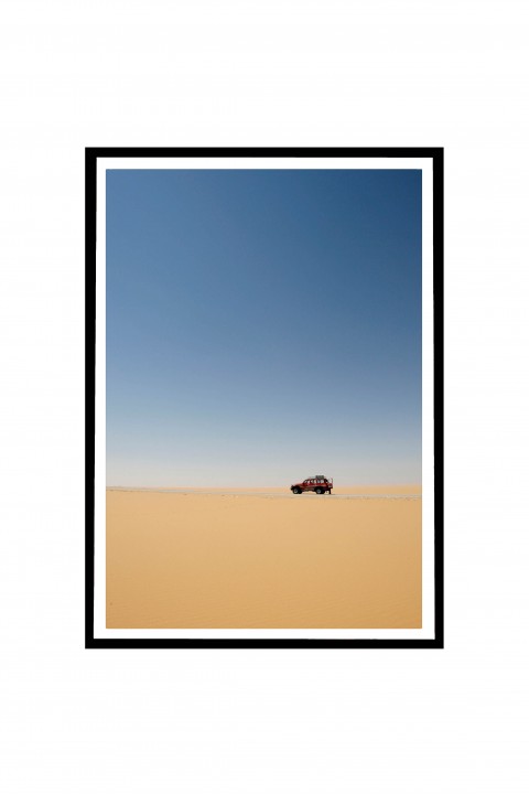 Poster with frame White Desert - Egypt By Emmanuel Catteau