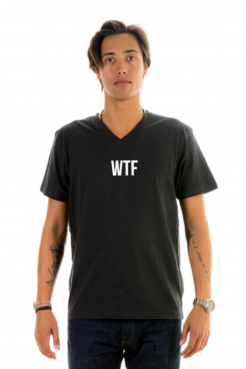 T-shirt v-neck WTF